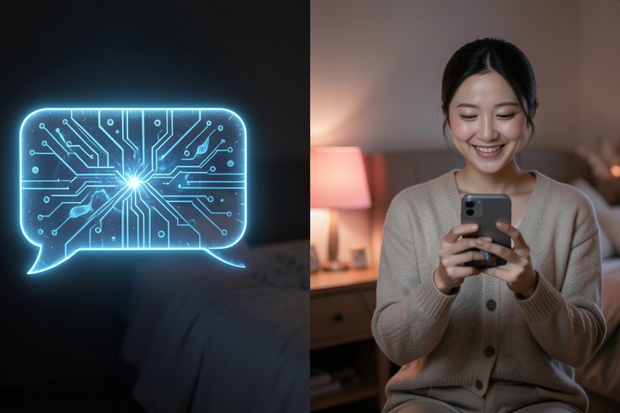 AIエロチャットと本物の女性とのビデオ通話の比較